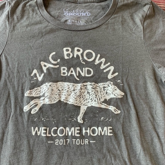 ZAC BROWN BAND WELCOME HOME 2017 TOUR SIZE SMALL green - Picture 6 of 10